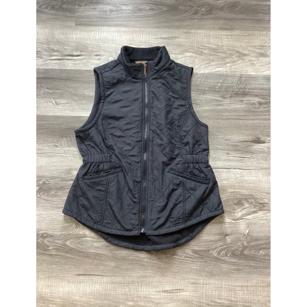 Bit and Bridle Women’s Full Zip Fleece Lined Medium Quilted Lightweight Vest
